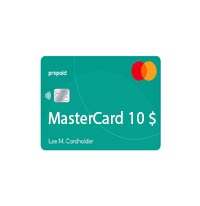 گیفت کارت مستر 10 دلاری آمریکا